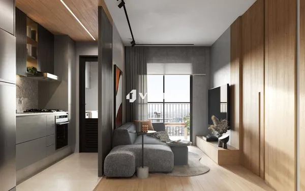 Studio com 1 dormitório à venda, por R$ 444.300 - Novo Mundo - Curitiba/PR - foto 2