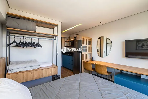 Studio com 1 dormitório para alugar por R$ 2.100/mês - Água Verde - Curitiba/PR - foto 2