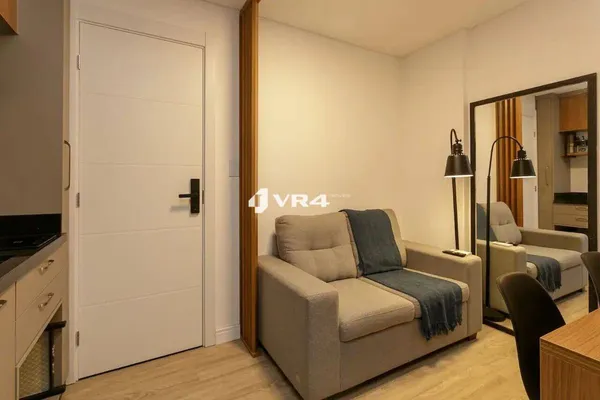 Studio Mobiliado no Água Verde |  Locado | Renda Imediata | Ed. LINK | à venda por R$ 350.000 - Curitiba/PR - foto 5