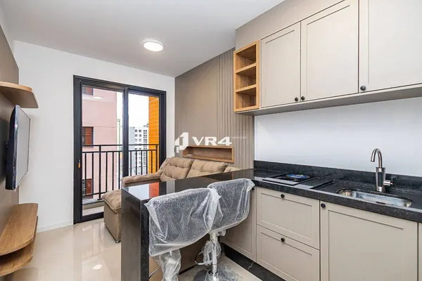 Apartamento com 1 dormitório para alugar, 29 m² por R$ 2.400/mês - Centro - Curitiba/PR - foto 2