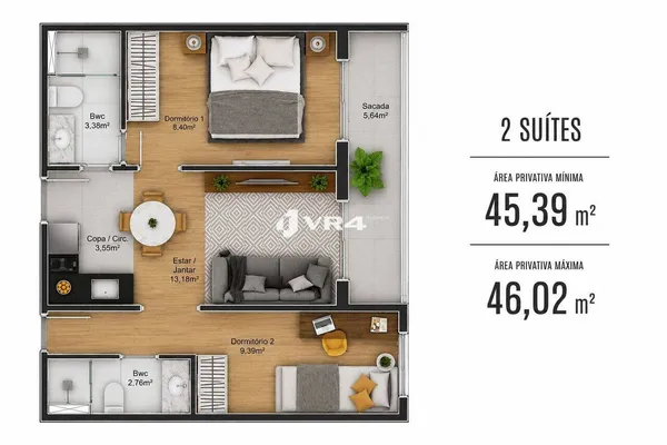 Apartamento à venda, 46 m² por R$ 696.000,00 - Rebouças - Curitiba/PR - foto 5