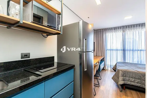 Studio com 1 dormitório para alugar por R$ 2.100/mês - Água Verde - Curitiba/PR - foto 3