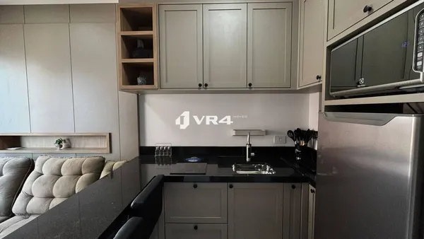 Apartamento com 1 dormitório para alugar,  por R$ 2.400/mês - Centro - Curitiba/PR - foto 4