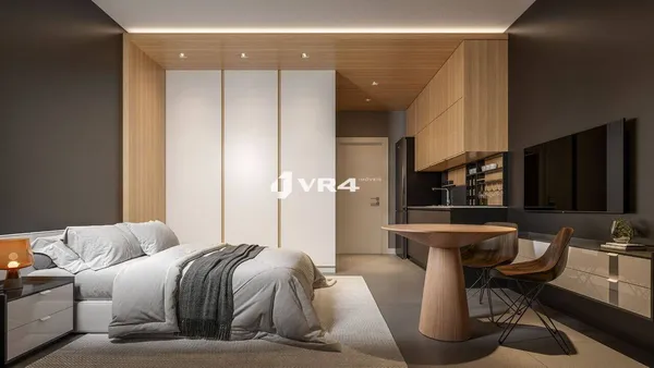 Studio com 1 dormitório à venda, por R$ 367.600 - Centro - Curitiba/PR - foto 4