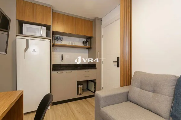 Studio Mobiliado no Água Verde |  Locado | Renda Imediata | Ed. LINK | à venda por R$ 350.000 - Curitiba/PR - foto 2