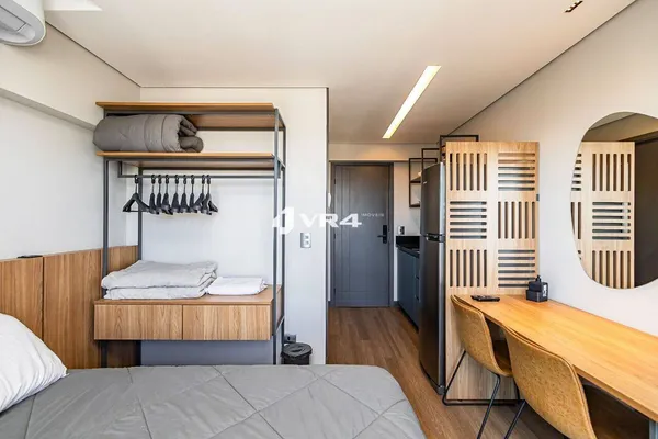 Studio com 1 dormitório para alugar por R$ 2.100/mês - Água Verde - Curitiba/PR - foto 4